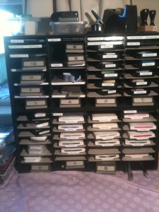 stamp and punch storage